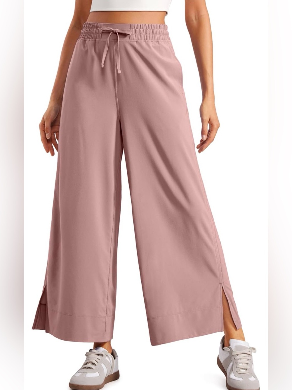 Crz Yoga Lightweight Wide Leg Crop Pants
